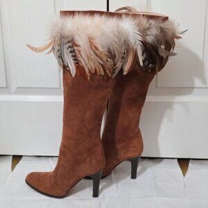 Michael Kors Feathered Boots